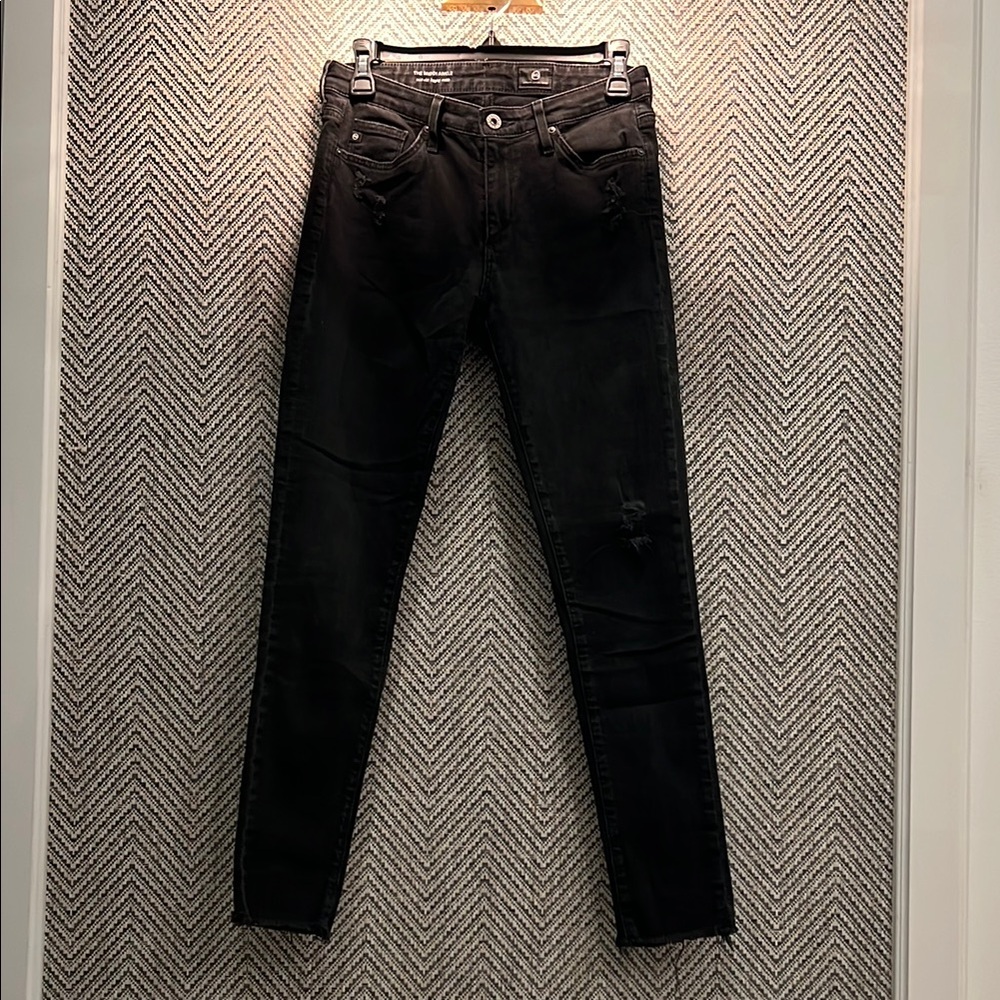 AG Adriano Goldschmied Black Skinny Jeans
